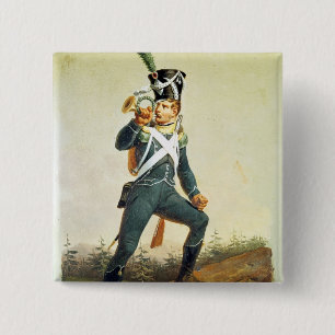 Light Infantry Ensign, 1811 15 Cm Square Badge