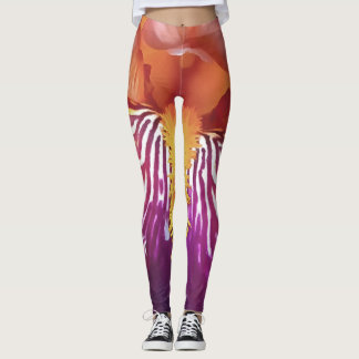 Light Iris Macro Artistic Abstract Leggings