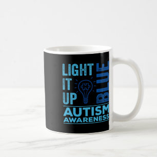 Light It Up Blue Autism Awareness S Coffee Mug