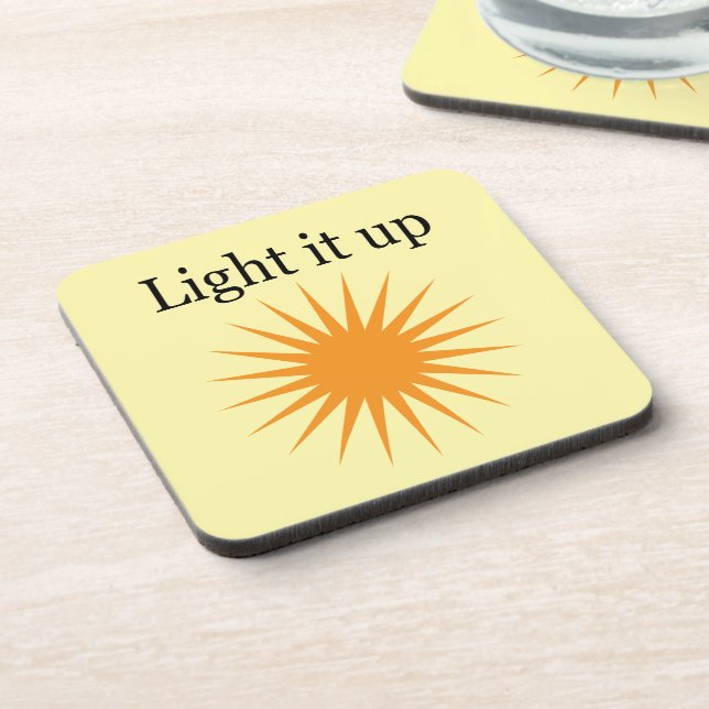 Light it up, yellow coaster (Left Side)