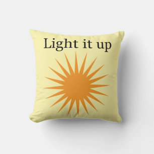 Light it up, yellow cushion