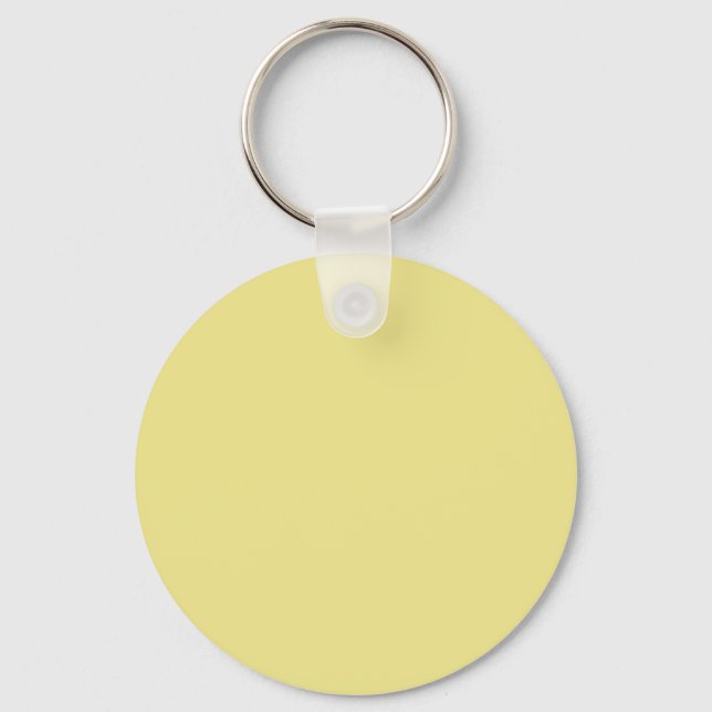 Light Khaki F0E68C - Option to Add Name Key Ring (Front)