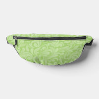 LIGHT LEAF GREEN ORNATE FLOURISH PATTERNS
