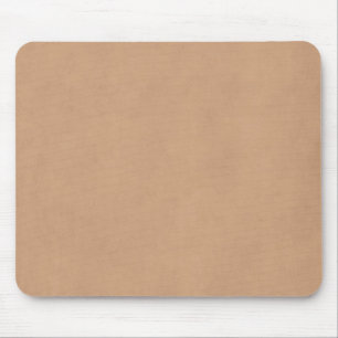 Light Leather Brown Vintage Parchment Paper Mouse Pad