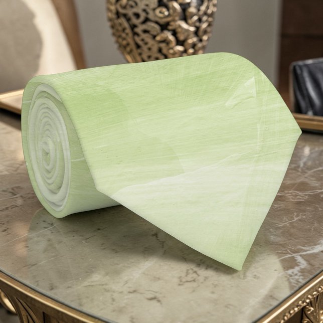 Light Lime Green Watercolor Custom Necktie (Creator Uploaded)