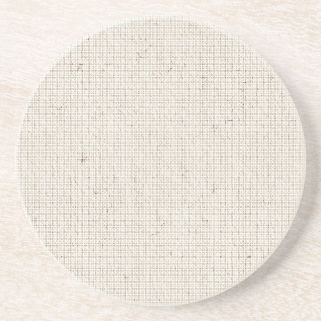 Light Linen Background Coaster (Front)