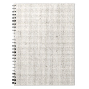 Light Linen Background Spiral Notebook