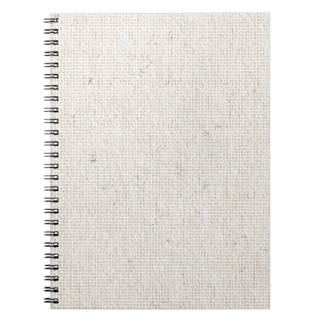 Light Linen Background Spiral Notebook (Front)