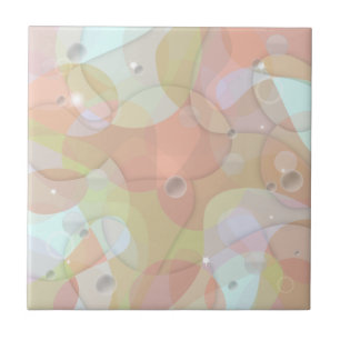 Light Liquid Iridescent Pearlescent Holographic  Tile