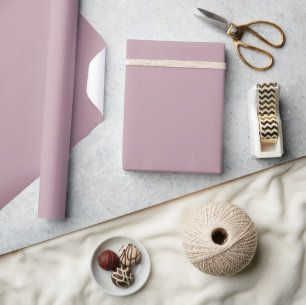 Light Mauve Purple Solid Colour Wrapping Paper
