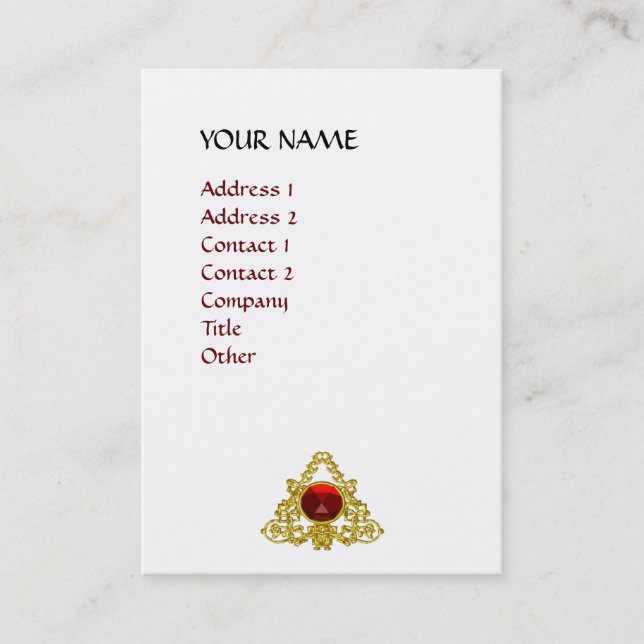 LIGHT  MEMORIES MONOGRAM BUSINESS CARD (Front)