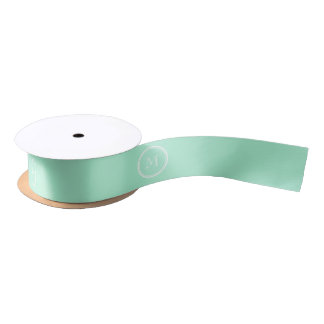 Light Mint Green High End Coloured Matching Satin Ribbon