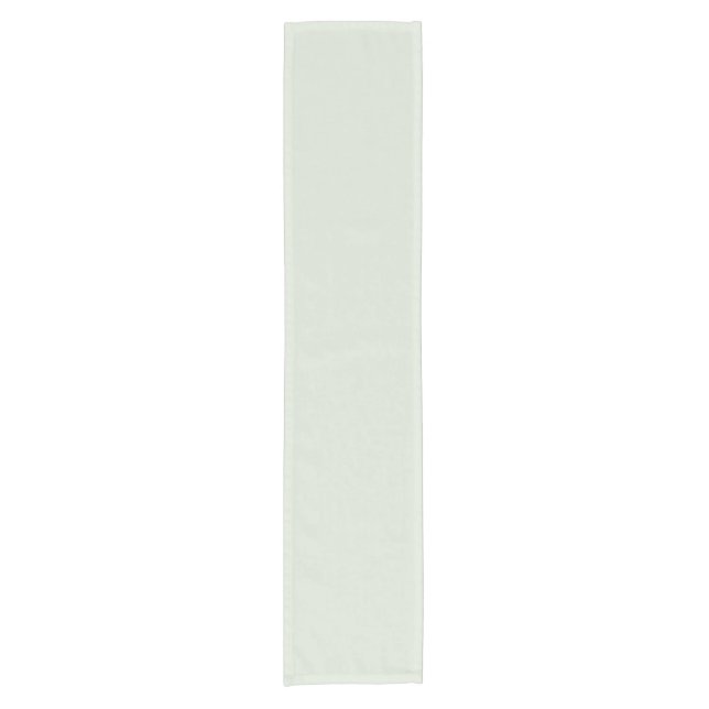 Light Mint Green Solid Colour Pairs PPG1127-1 Short Table Runner (Front)