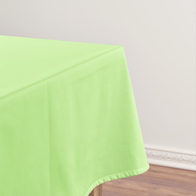 Light Mint Green Solid Colour Tablecloth (In Situ)