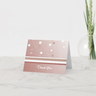 Light Mocha Thank You Card