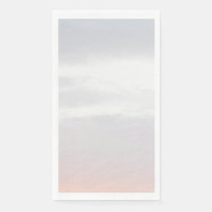 Light Morning Sky Gradient Colour Photo Napkin