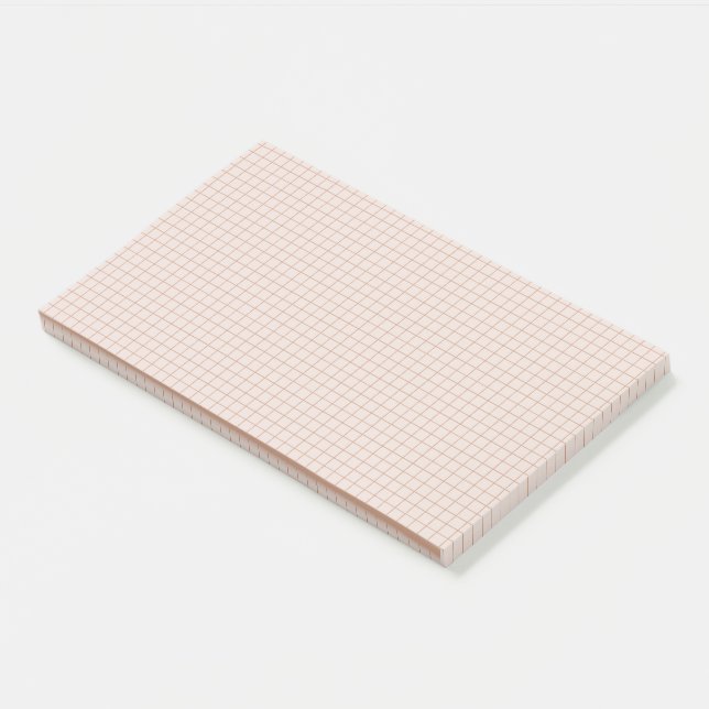 Light Neutral Grid Post-It Notes (Angled)