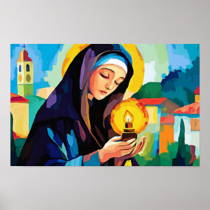 Light of Assisi Poster