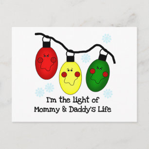 Light of Mummy and Daddy's Life Tshirts and Gifts Postcard