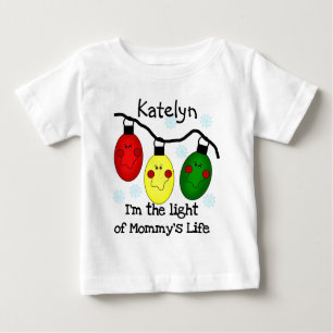 Light of Mummy's Life Customised Add a Name Baby T-Shirt