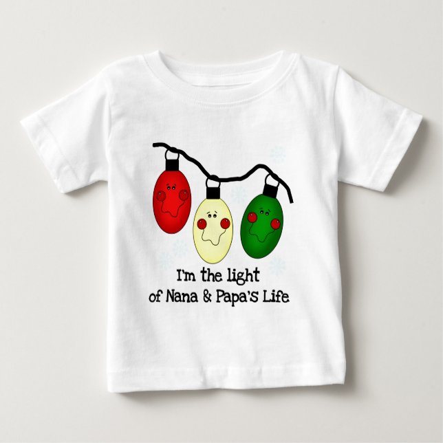 Light of Nana and Papa's Life Tshirts and Gifts (Front)