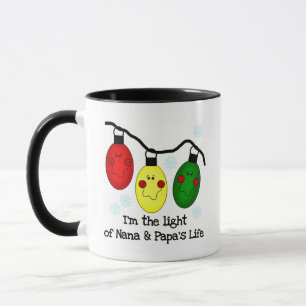 Light of Nana and Papa's Life Tshirts and Gifts Mug