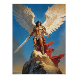 Light of the Seven Heavens Archangel Michael Poster