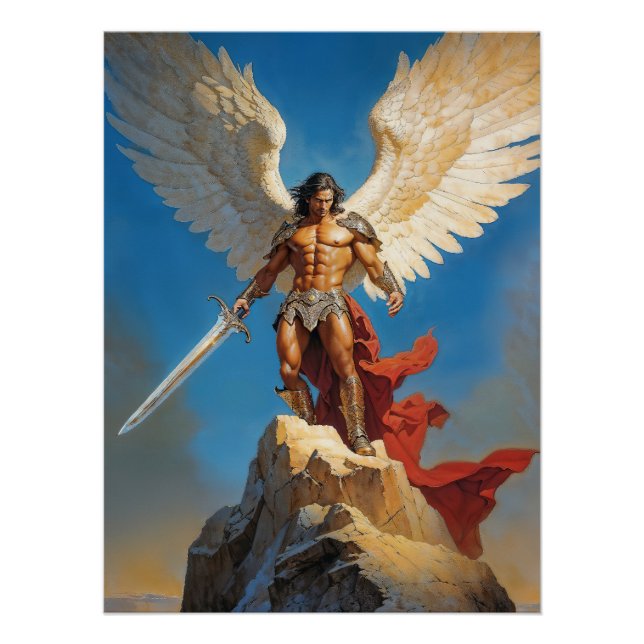 Light of the Seven Heavens Archangel Michael Poster (Front)