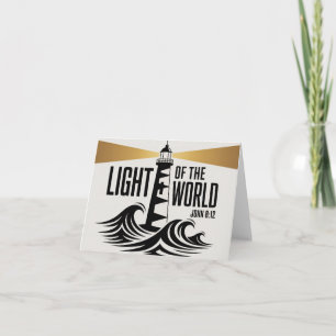 Light Of The World Christian Card