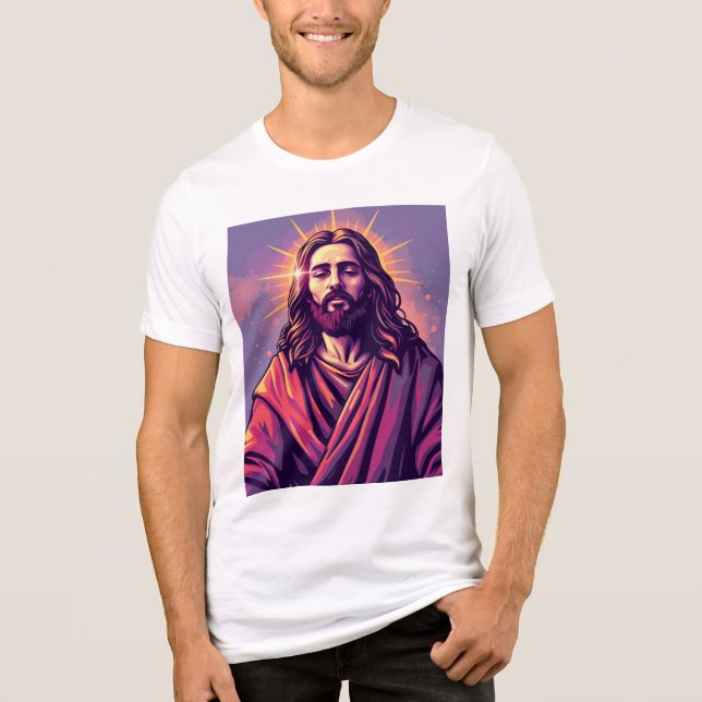 Light of The World: Jesus in Robe Graphic Tee (Front)
