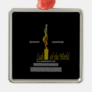 Light of the World Metal Tree Decoration
