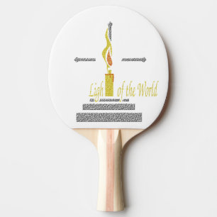 Light of the World Ping Pong Paddle