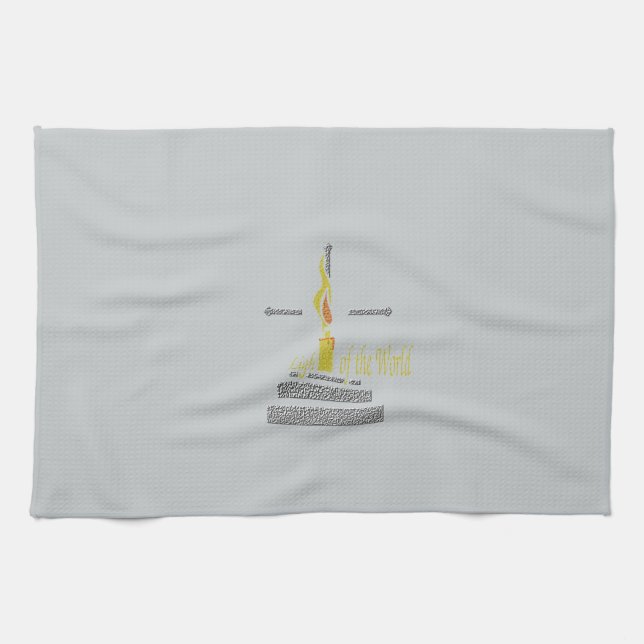 Light of the World Tea Towel (Horizontal)