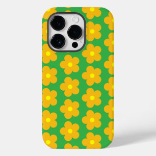 Light Orange Flowers Case-Mate iPhone 14 Pro Case