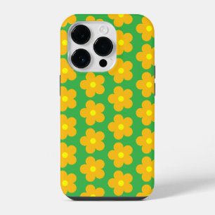 Light Orange Flowers iPhone 14 Pro Case