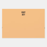 light orange heavy duty wrapping paper