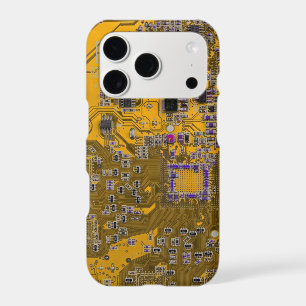 Light Orange PCB Circuit Board Design for IT Pros