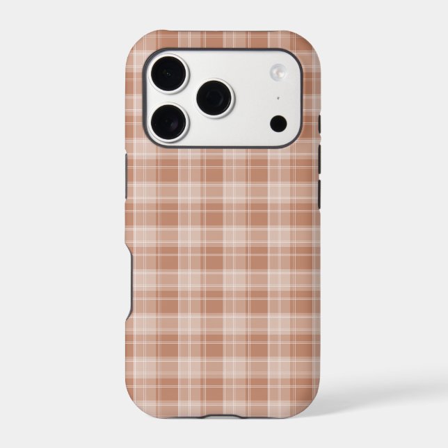 Light Orange Plaid Pattern (Back)