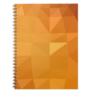 Light orange polygonal illustration, which consist notebook