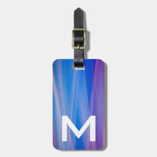 Light painting abstract colour trails luggage tag