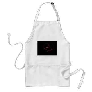 Light Painting Heart Standard Apron