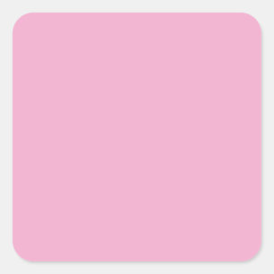 Light Pastel Pink Square Sticker