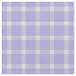 Light Pastel Purple Gingham Checks Fabric