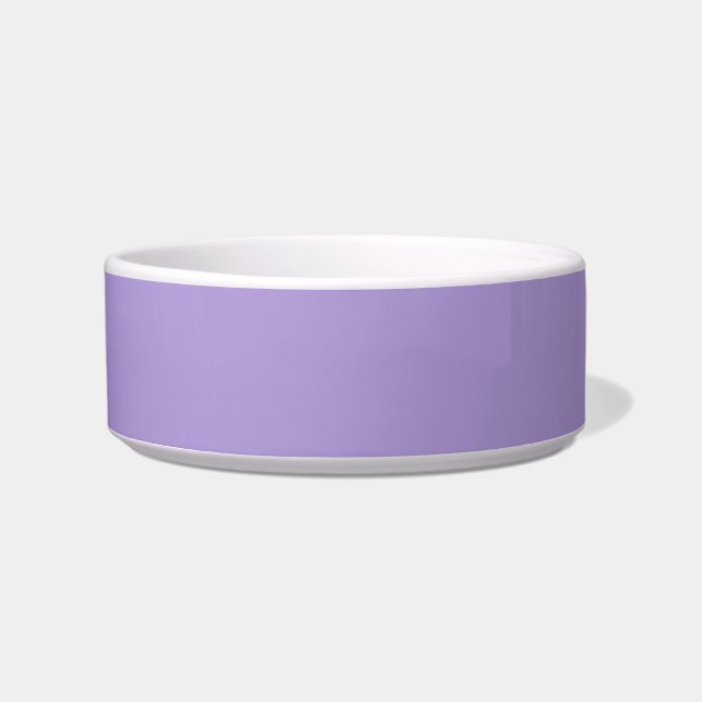 Light Pastel Purple Solid Colour Bowl (Front)