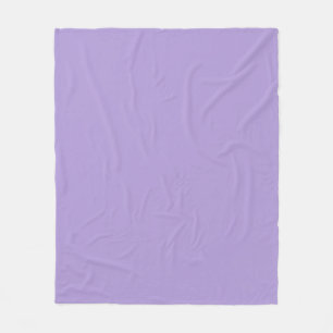 Light Pastel Purple Solid Colour Fleece Blanket