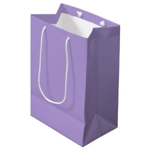 Light Pastel Purple Solid Colour Medium Gift Bag