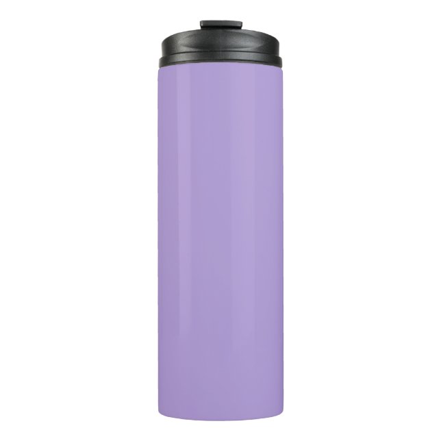 Light Pastel Purple Solid Colour Thermal Tumbler (Front)
