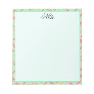 Light Pastel Teal Notepad