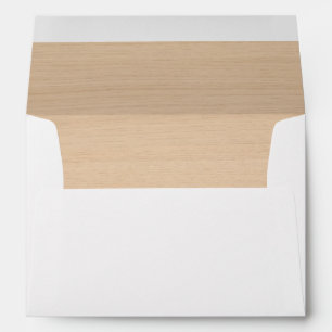 Light Pine Wood Envelope