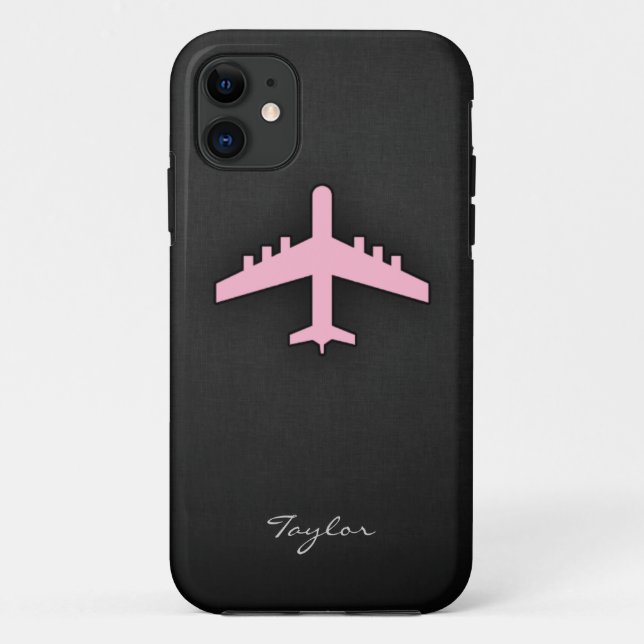 Light Pink Aeroplane Case-Mate iPhone Case (Back)